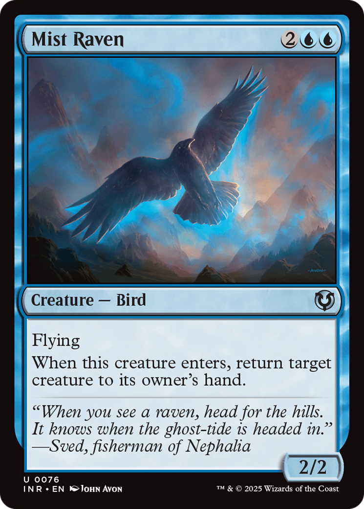 Mist Raven [Innistrad Remastered] | Exor Games Summserside