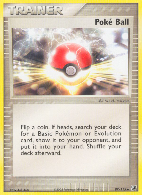 Poke Ball (87/115) [EX: Unseen Forces] | Exor Games Summserside