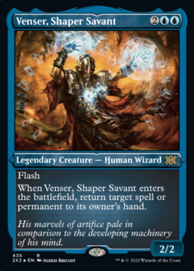 Venser, Shaper Savant (Foil Etched) [Double Masters 2022] | Exor Games Summserside