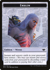 Elemental (008) // Wrenn and Six Emblem (021) Double-Sided Token [Modern Horizons Tokens] | Exor Games Summserside