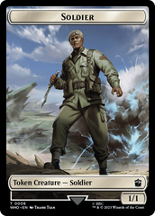 Soldier // Food (0027) Double-Sided Token [Doctor Who Tokens] | Exor Games Summserside