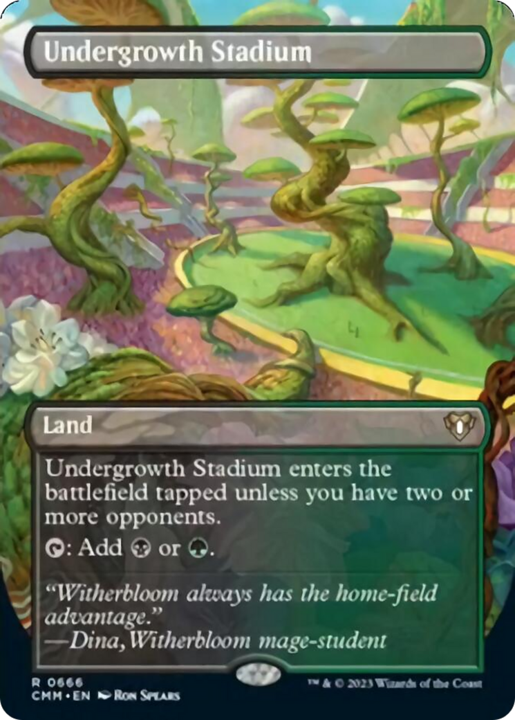 Undergrowth Stadium (Borderless Alternate Art) [Commander Masters] | Exor Games Summserside