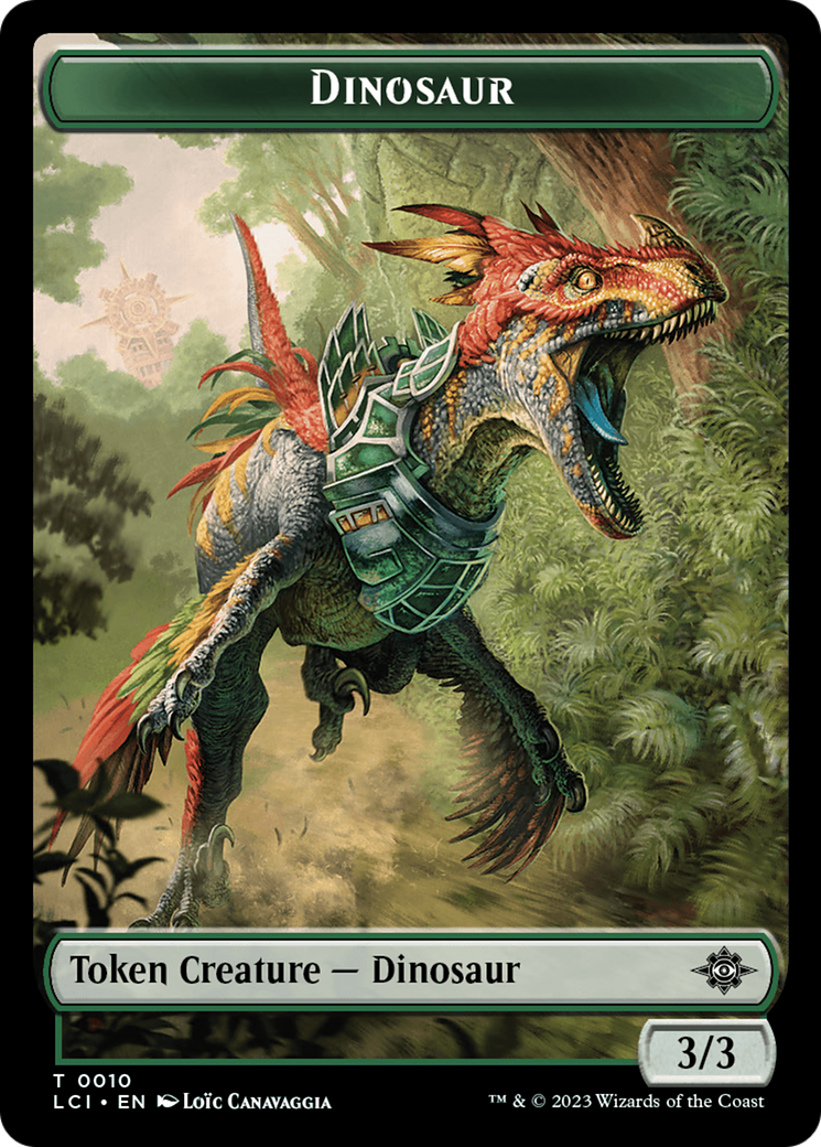 Map // Dinosaur (0010) Double-Sided Token [The Lost Caverns of Ixalan Tokens] | Exor Games Summserside