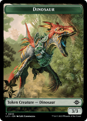 Gnome // Dinosaur (0010) Double-Sided Token [The Lost Caverns of Ixalan Tokens] | Exor Games Summserside