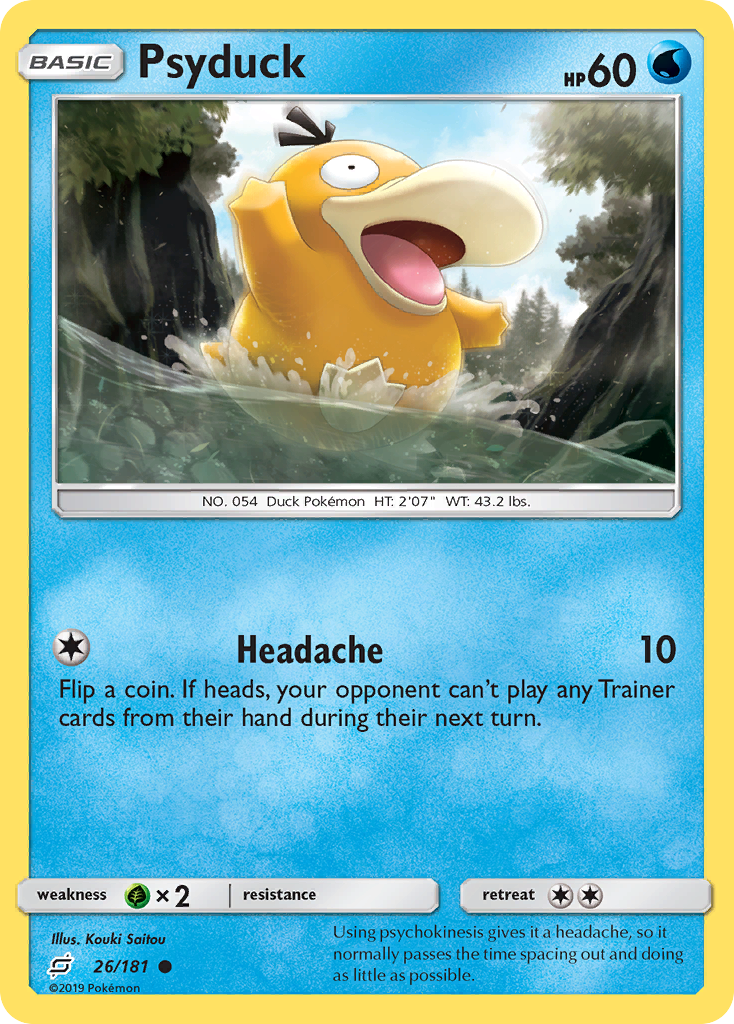 Psyduck (26/181) [Sun & Moon: Team Up] | Exor Games Summserside