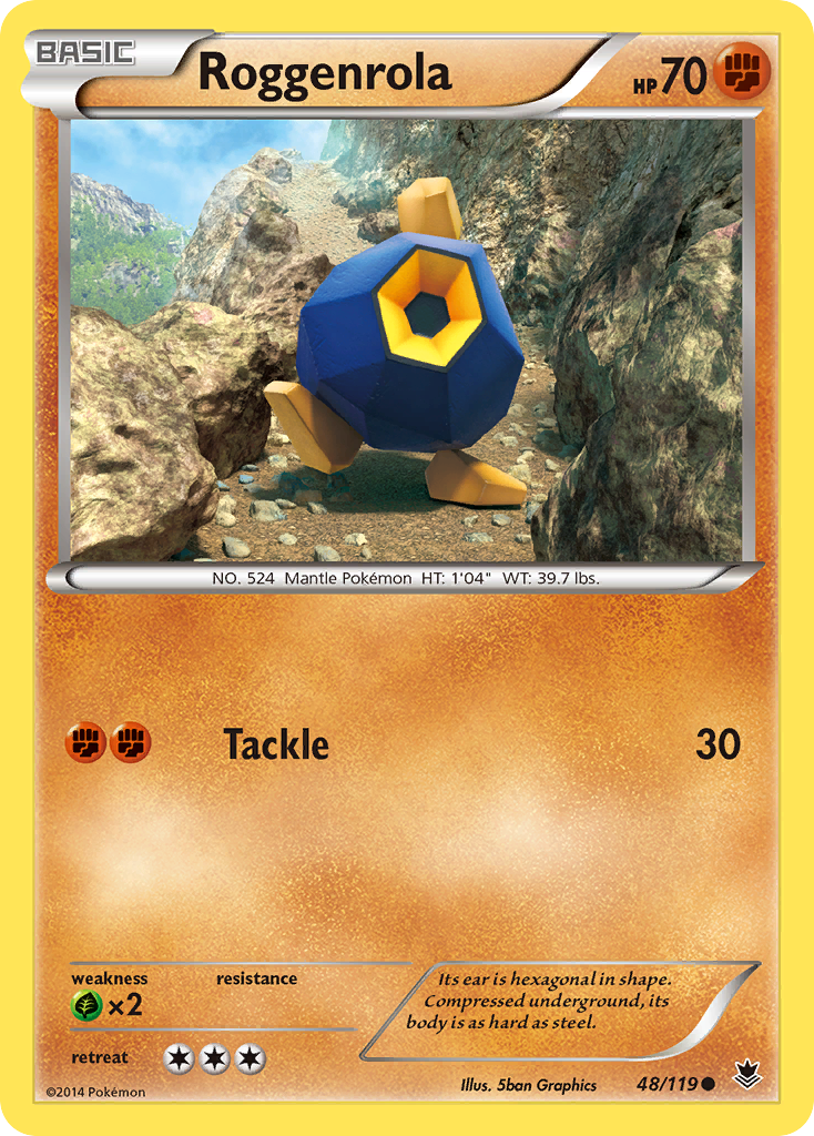 Roggenrola (48/119) [XY: Phantom Forces] | Exor Games Summserside