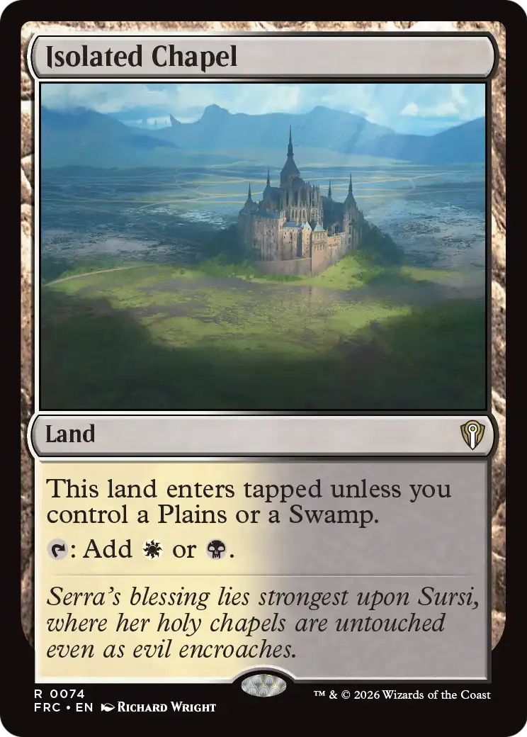 Isolated Chapel [Reality Fracture Commander] | Exor Games Summserside