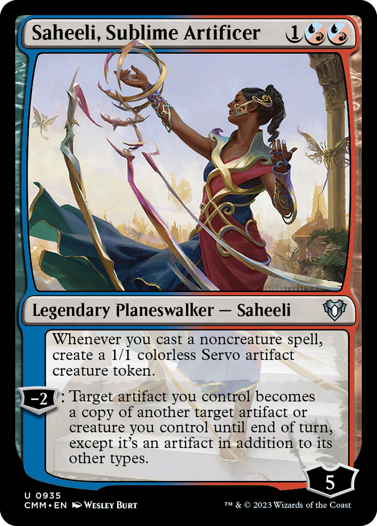 Saheeli, Sublime Artificer [Commander Masters] | Exor Games Summserside