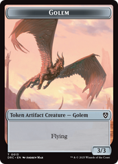 Construct // Golem (0013) Double-Sided Token [Aetherdrift Tokens] | Exor Games Summserside