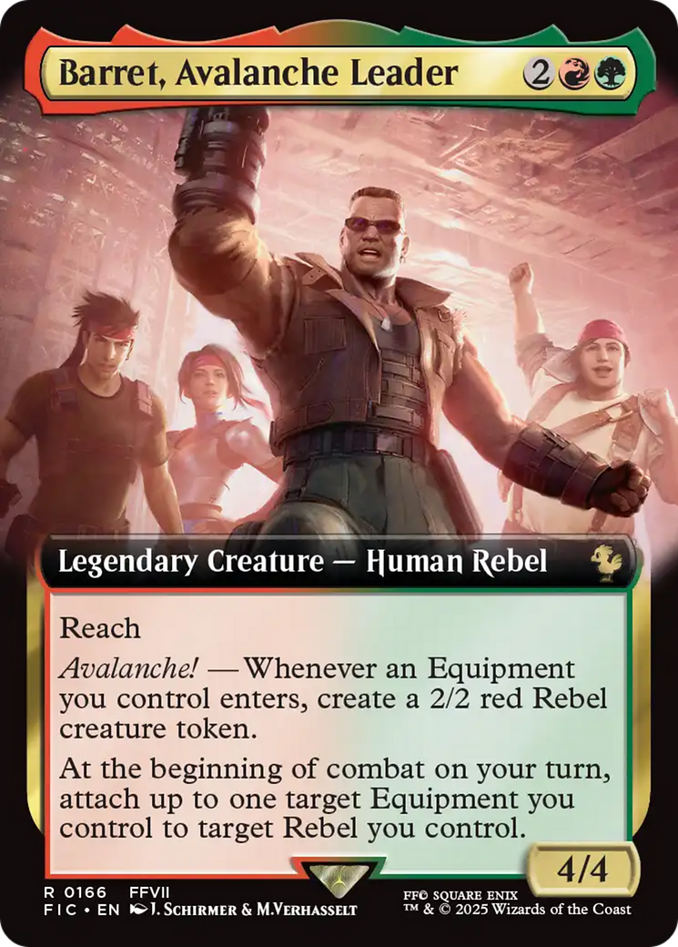 Barret, Avalanche Leader (Extended Art) [FINAL FANTASY Commander] | Exor Games Summserside
