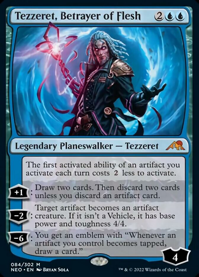 Tezzeret, Betrayer of Flesh [Kamigawa: Neon Dynasty] | Exor Games Summserside