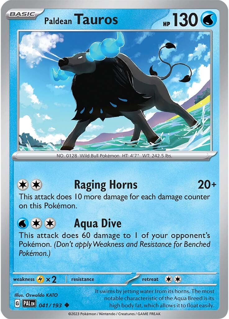 Paldean Tauros (041/193) [Scarlet & Violet: Paldea Evolved] | Exor Games Summserside