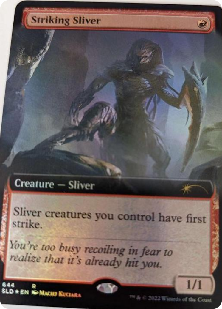 Striking Sliver (Extended Art) [Secret Lair Drop Series] | Exor Games Summserside