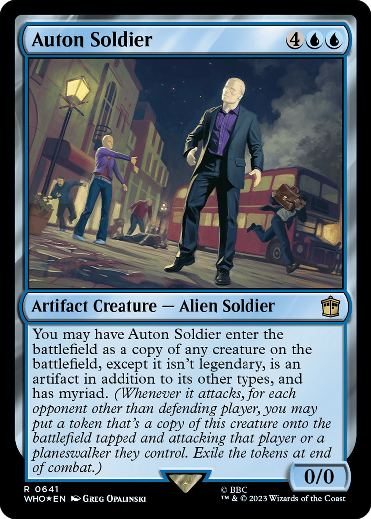 Auton Soldier (Surge Foil) [Doctor Who] | Exor Games Summserside