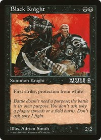 Black Knight (Oversized) [Oversize Cards] | Exor Games Summserside