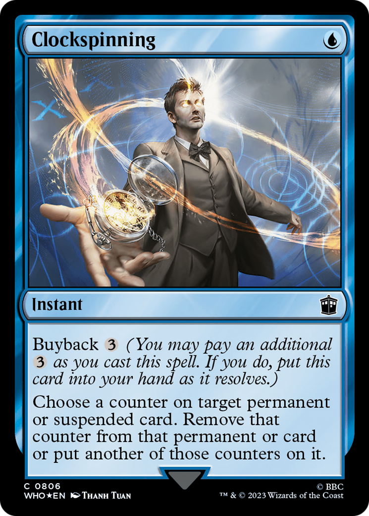 Clockspinning (Surge Foil) [Doctor Who] | Exor Games Summserside