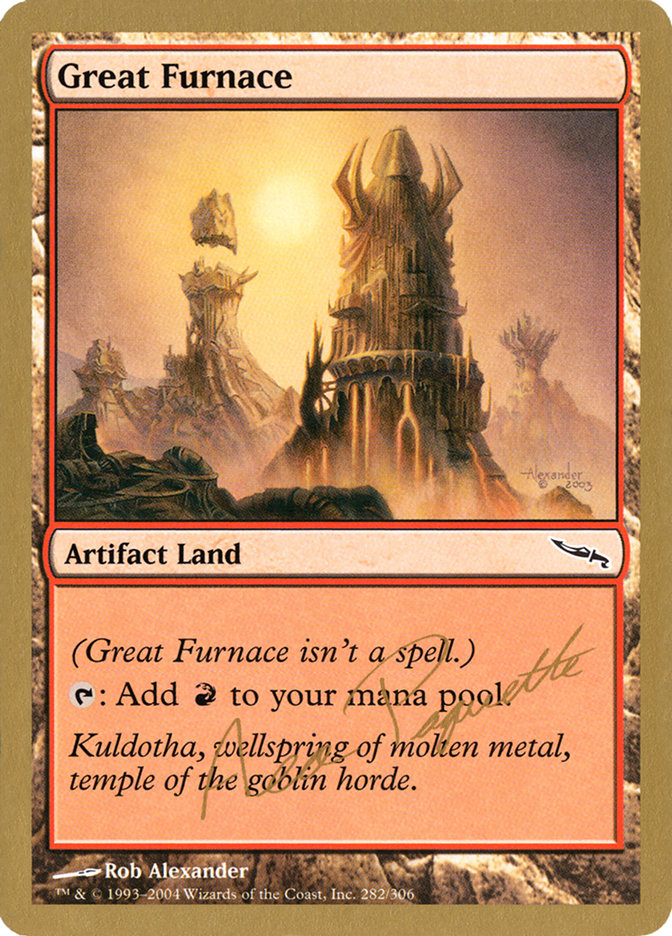 Great Furnace (Aeo Paquette) [World Championship Decks 2004] | Exor Games Summserside