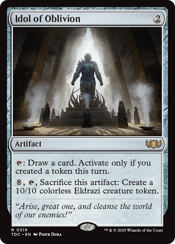 Idol of Oblivion [Tarkir: Dragonstorm Commander] | Exor Games Summserside