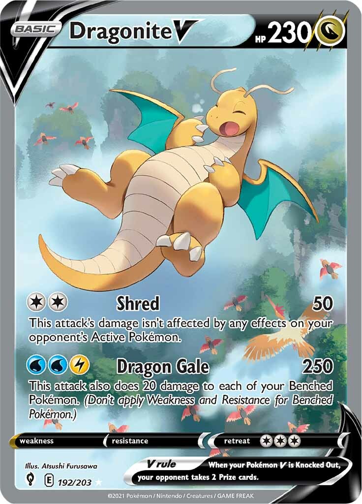 Dragonite V (192/203) [Sword & Shield: Evolving Skies] | Exor Games Summserside