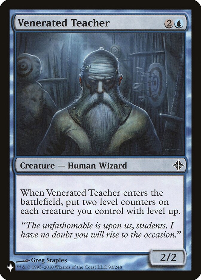 Venerated Teacher [The List] | Exor Games Summserside