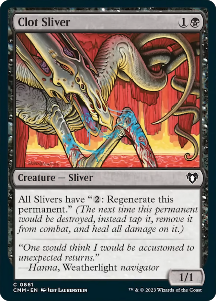 Clot Sliver [Commander Masters] | Exor Games Summserside