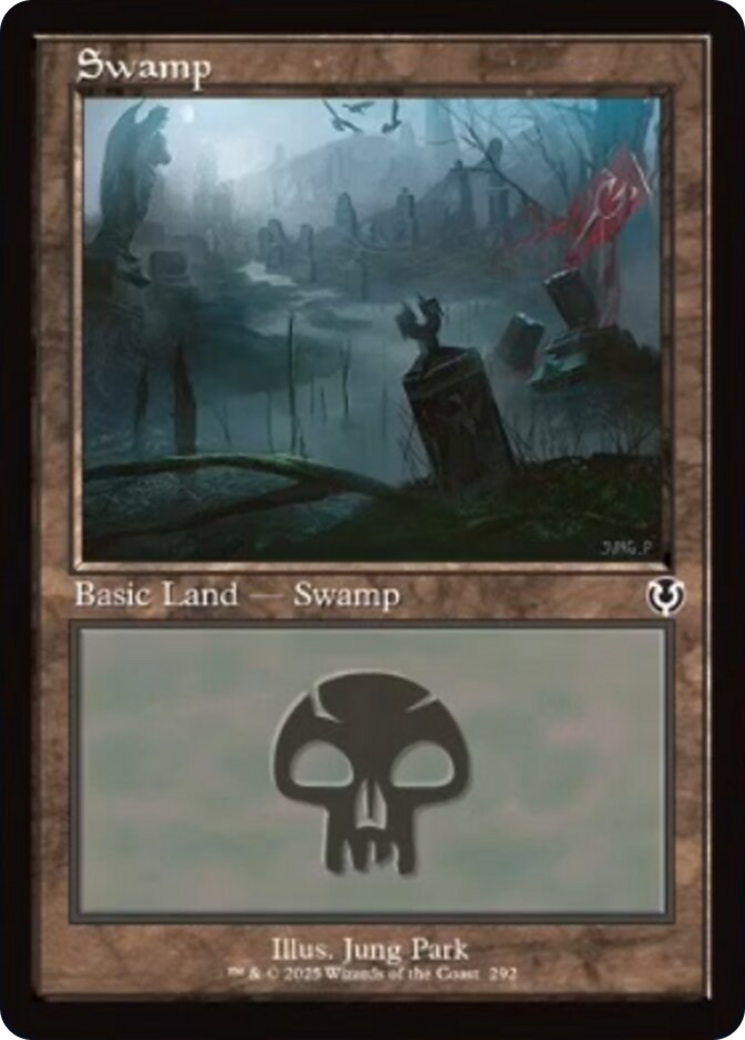 Swamp (292) (Retro Frame) [Innistrad Remastered] | Exor Games Summserside