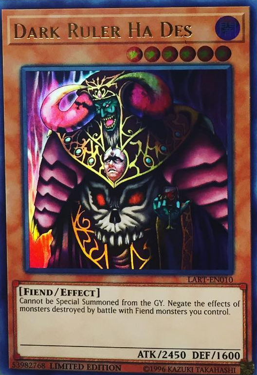 Dark Ruler Ha Des [LART-EN010] Ultra Rare | Exor Games Summserside
