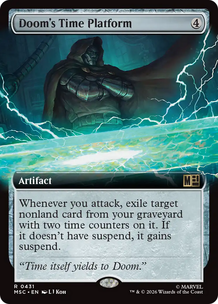 Doom's Time Platform (Extended Art) [Marvel Super Heroes Commander] | Exor Games Summserside