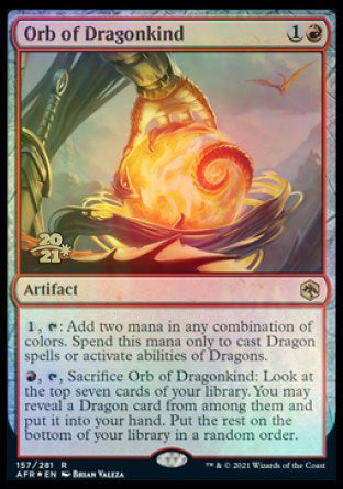 Orb of Dragonkind [Dungeons & Dragons: Adventures in the Forgotten Realms Prerelease Promos] | Exor Games Summserside