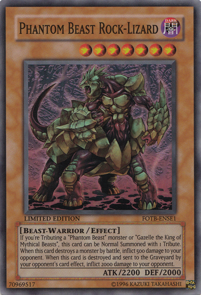 Phantom Beast Rock-Lizard [FOTB-ENSE1] Super Rare | Exor Games Summserside