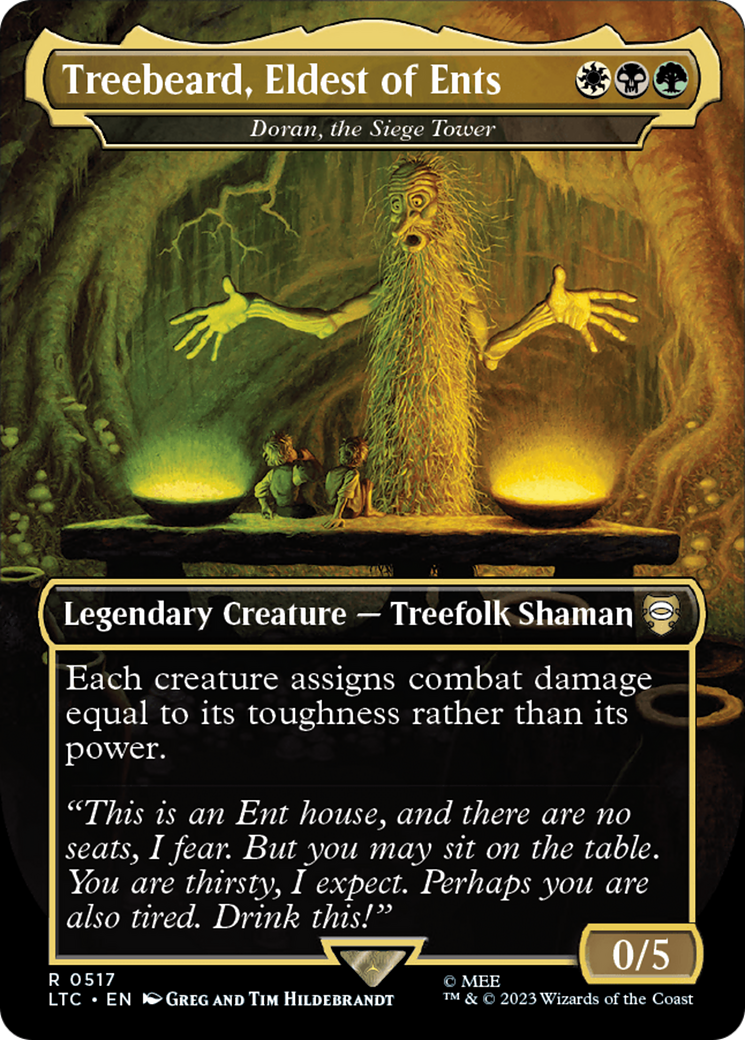 Treebeard, Eldest of Ents - Doran, the Siege Tower (Borderless) [The Lord of the Rings: Tales of Middle-Earth Commander] | Exor Games Summserside