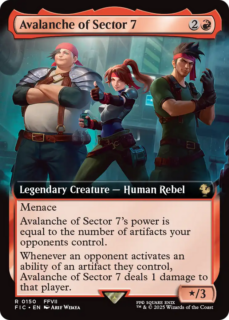 Avalanche of Sector 7 (Extended Art) [FINAL FANTASY Commander] | Exor Games Summserside