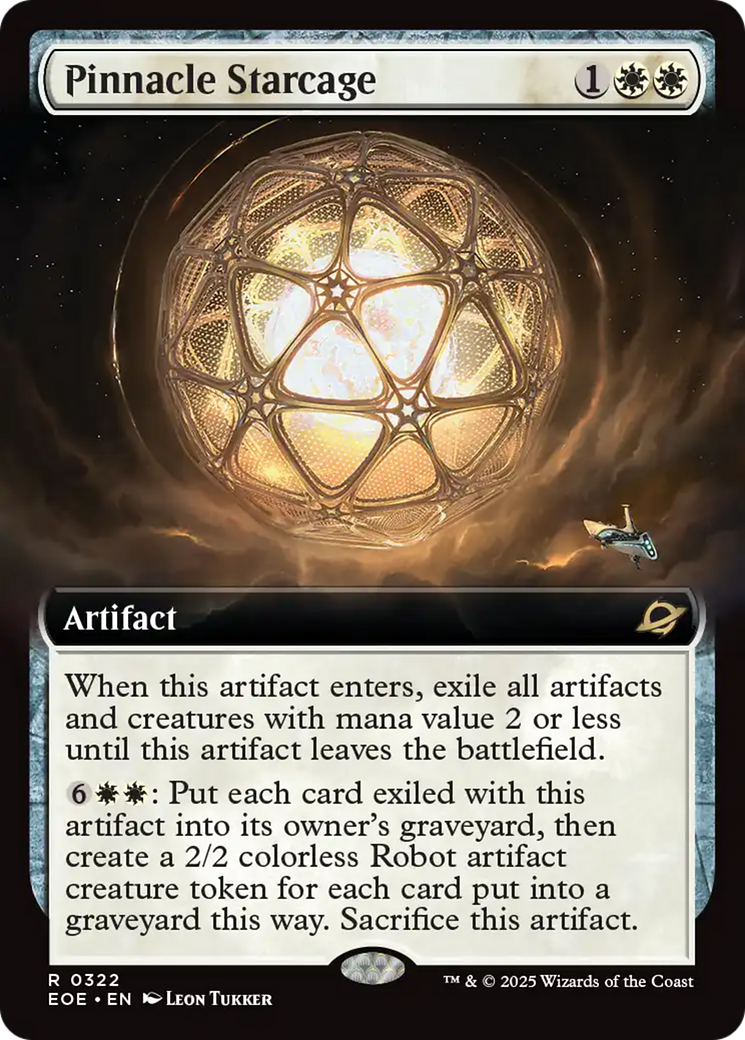 Pinnacle Starcage (Extended Art) [Edge of Eternities] | Exor Games Summserside