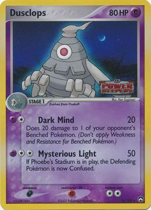 Dusclops (14/108) (Stamped) [EX: Power Keepers] | Exor Games Summserside