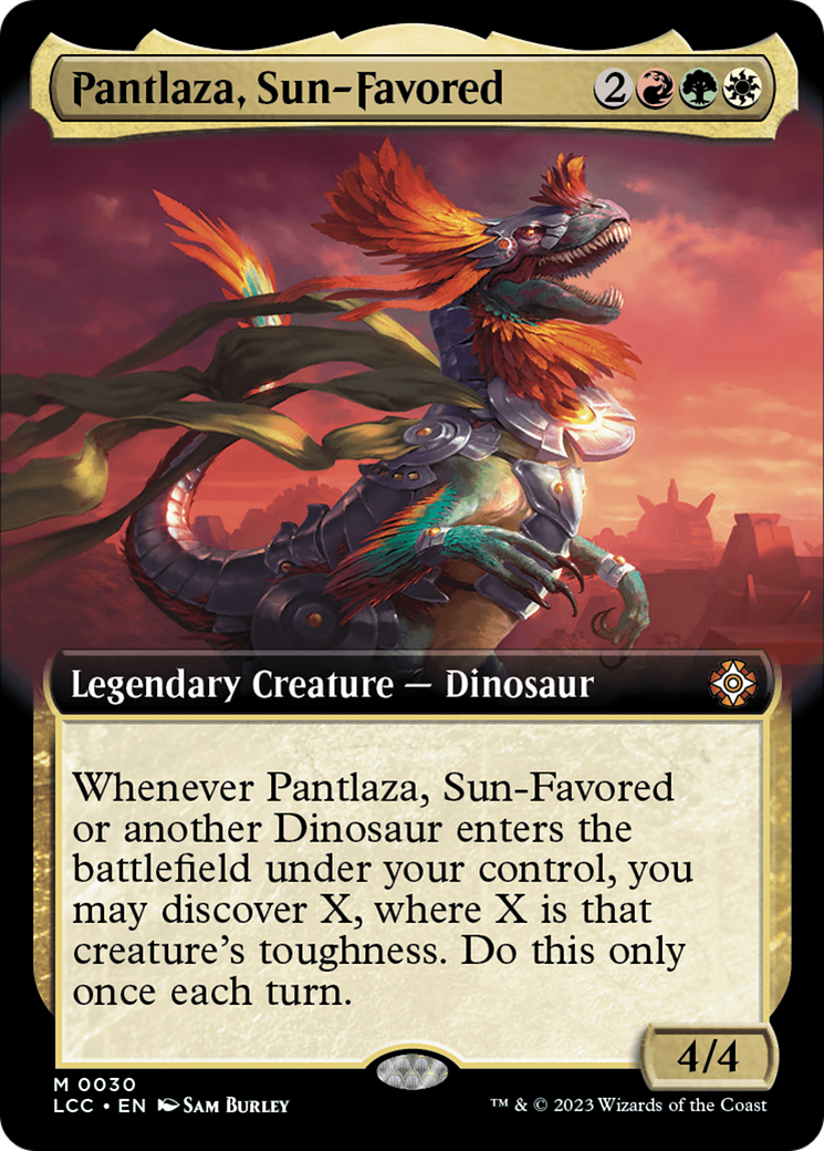 Pantlaza, Sun-Favored (Extended Art) [The Lost Caverns of Ixalan Commander] | Exor Games Summserside