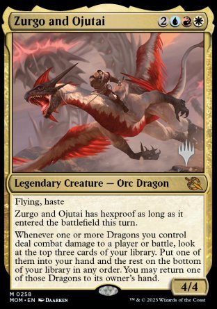 Zurgo and Ojutai (Promo Pack) [March of the Machine Promos] | Exor Games Summserside