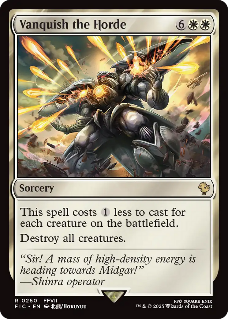 Vanquish the Horde [FINAL FANTASY Commander] | Exor Games Summserside