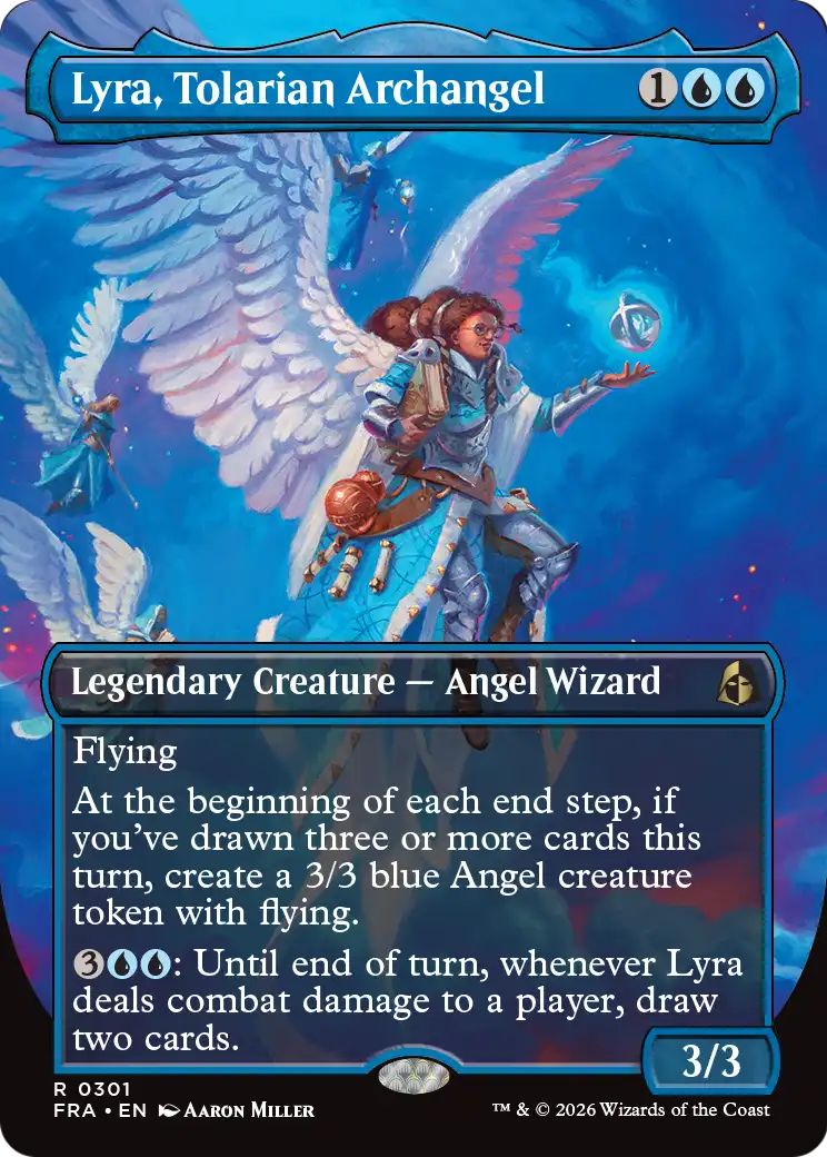 Lyra, Tolarian Archangel (Borderless) [Reality Fracture] | Exor Games Summserside