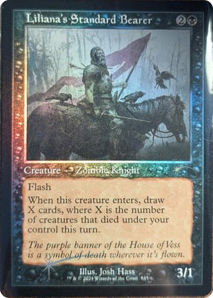 Liliana's Standard Bearer (Retro Frame) [Secret Lair Drop Series] | Exor Games Summserside
