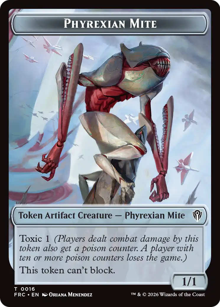 Kobolds of Kher Keep // Phyrexian Mite Double-Sided Token [Reality Fracture Commander Tokens] | Exor Games Summserside