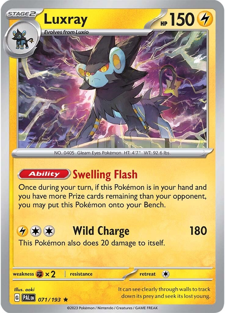 Luxray (071/193) [Scarlet & Violet: Paldea Evolved] | Exor Games Summserside