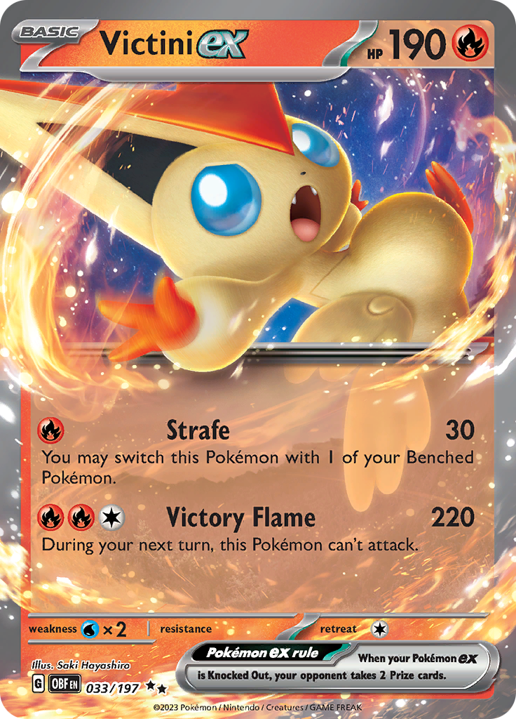 Victini ex (033/197) [Scarlet & Violet: Obsidian Flames] | Exor Games Summserside