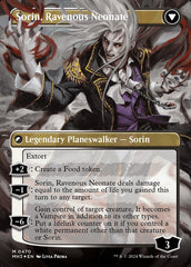 Sorin of House Markov // Sorin, Ravenous Neonate (Borderless) (Textured Foil) [Modern Horizons 3] | Exor Games Summserside