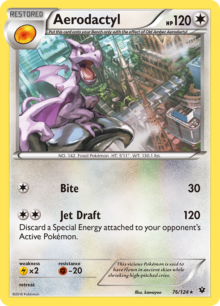 Aerodactyl (76/124) [XY: Fates Collide] | Exor Games Summserside