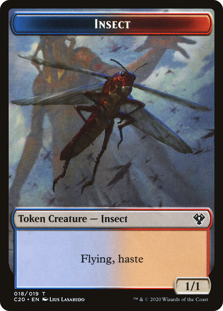 Treasure // Insect Double-Sided Token [Secret Lair: Heads I Win, Tails You Lose Tokens] | Exor Games Summserside