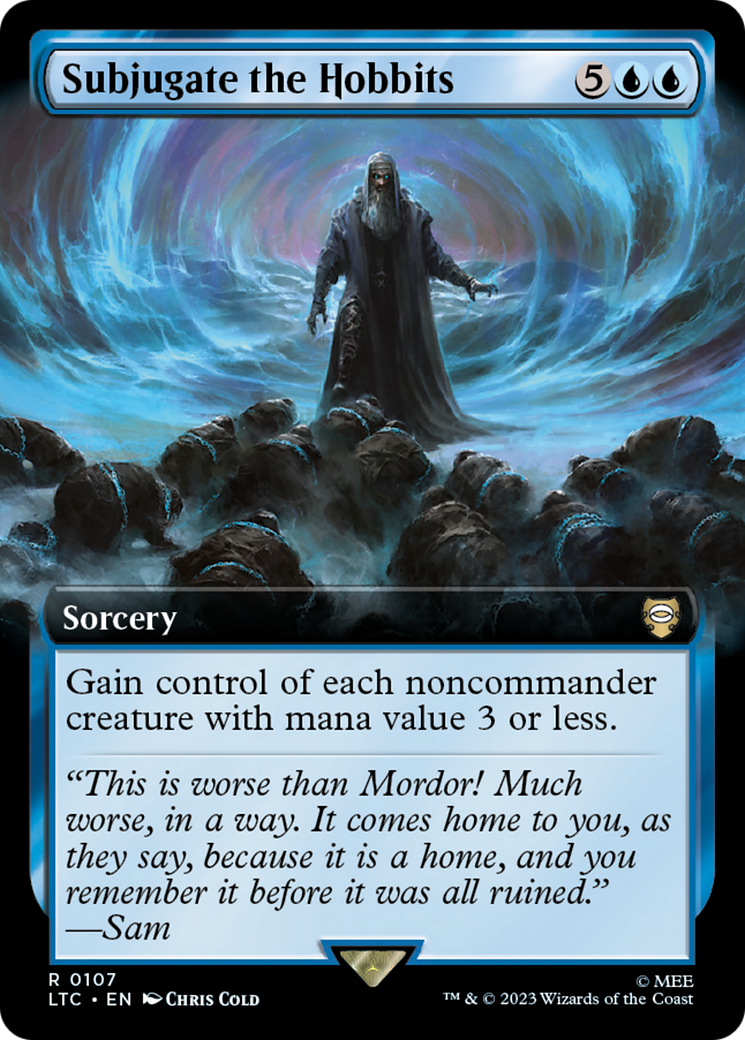 Subjugate the Hobbits (Extended Art) [The Lord of the Rings: Tales of Middle-Earth Commander] | Exor Games Summserside