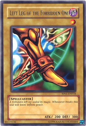 Left Leg of the Forbidden One [RP01-EN018] Rare | Exor Games Summserside