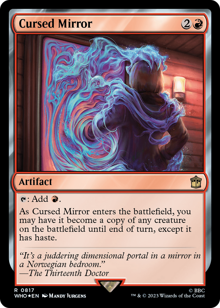 Cursed Mirror (Surge Foil) [Doctor Who] | Exor Games Summserside