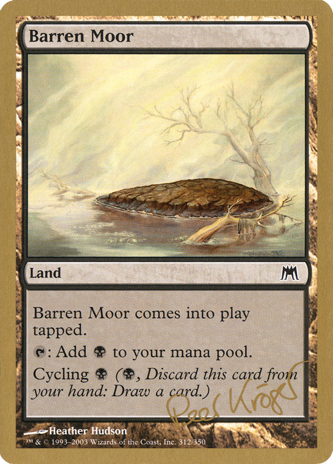 Barren Moor (Peer Kroger) [World Championship Decks 2003] | Exor Games Summserside