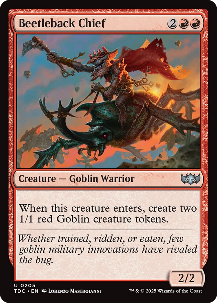 Beetleback Chief [Tarkir: Dragonstorm Commander] | Exor Games Summserside